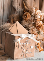  CARD BOXES velvet card boxes Beige Velvet Card Box , Wedding Card Box with Lid, Nude Wedding Money Box, Wedding Card Box with slot 19