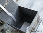  CARD BOXES velvet card boxes  Gift Card Box & Sign Set, Velvet grey wedding wishing well money gift card box, Personalized Wedding Card Box, Grey Luxury Card Box, Wedding Card Box with Lid, Grey Wedding Money Box, Wedding Card Box20