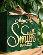  CARD BOXES velvet card boxes Gift Card Box, Velvet Green wedding wishing well money gift card box, Personalized Wedding Card Box, Luxury Greenery Card Box, Wedding Green and Gold Card Box with Lid, Wedding Money Box, Emerald Green Wedding Card Box10