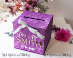  CARD BOXES velvet card boxes Gift Card Box & Cards cards & Gifts Sign Set , Velvet Purple wedding wishing well money gift card box, Personalized Wedding Card Box, Luxury Card Box, Wedding Card Box with Lid, Wedding Money Box, Wedding Card Box13