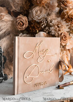  CARD BOXES velvet card boxes Velvet Set Card Box Guestbook & Sign, Wedding Card Box with Lid Instant Instax Guestbook, Beige Wedding Money Box Sing Guestbook Set, Nude Card Box with slot and cards and gift Arch acrylic sign set37