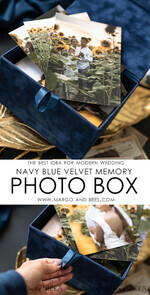 FOTOALBUM/ FOTOBOX Velvet Foto Box Fotografen Box Samt Fotobox Fotografenbox Hochzeits-Erinnerungsbox, individuelle Andenkenbox, Fotografengeschenke für Kunden, Hochzeitsbildverpackung, individuelle Fotografiebox14