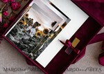 FOTOALBUM/ FOTOBOX Velvet Foto Box Fotografen Box Burgunder große Samt-Fotobox, kastanienbraune Fotografenbox, Marsala Gold Hochzeitsgedächtnisbox, Goldspiegel maßgeschneiderte Aufbewahrungsbox, Fotografengeschenke für Kunden, Hochzeitsbilder Verpackung, maßgeschneiderte Fotografie Kupferbox16