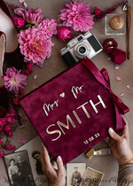 FOTOALBUM/ FOTOBOX Velvet Foto Box Fotografen Box Burgunder große Samt-Fotobox, kastanienbraune Fotografenbox, Marsala Gold Hochzeitsgedächtnisbox, Goldspiegel maßgeschneiderte Aufbewahrungsbox, Fotografengeschenke für Kunden, Hochzeitsbilder Verpackung, maßgeschneiderte Fotografie Kupferbox16