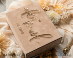 PHOTO ALBUM/ PHOTO BOX  Velvet Photo Box Photographer Box  Tan Velvet Photo Box Photographer Box Wedding Memory Box, Beige Custom Keepsake Box, Taupe Photographer Gifts for Clients, Wedding Pictures packaging, Custom photography Nude box38