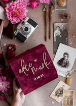 PHOTO ALBUM/ PHOTO BOX  Velvet Photo Box Photographer Box  Memory Bundle Burgundy Velvet Photo Boxes set of 2 , Large  Maroon Photographer Box, Regular Marsala Gold Wedding Memory Box, Gold Mirror Custom Keepsake Box, Photographer Gifts for Clients, Wedding Pictures packaging, Custom photography Copper box29