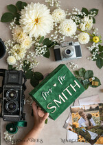 PHOTO ALBUM/ PHOTO BOX  Velvet Photo Box Photographer Box  Emerald Green Velvet Photo Box Photographer Wedding Memory Box, Greenery Custom Keepsake Box, Garden Photographer Gifts for Clients, Wedding Pictures packaging, Custom photography box18