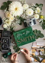 PHOTO ALBUM/ PHOTO BOX  Velvet Photo Box Photographer Box  Emerald Green Velvet Photo Box Photographer Wedding Memory Box, Greenery Custom Keepsake Box, Garden Photographer Gifts for Clients, Wedding Pictures packaging, Custom photography box18