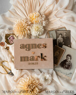 PHOTO ALBUM/ PHOTO BOX  Velvet Photo Box Photographer Box  Tan Velvet Photo Box Photographer Box Wedding Memory Box, Beige Custom Keepsake Box, Taupe Photographer Gifts for Clients, Wedding Pictures packaging, Custom photography Nude box34