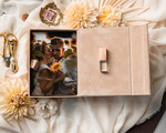 PHOTO ALBUM/ PHOTO BOX  Velvet Photo Box Photographer Box  Tan Velvet Photo Box Photographer Box Wedding Memory Box, Beige Custom Keepsake Box, Taupe Photographer Gifts for Clients, Wedding Pictures packaging, Custom photography Nude box34