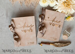 PHOTO ALBUM/ PHOTO BOX  Memory Bundle PhotoBox Gustbooks Vows Beige Velvet Bundle Wedding Keepsake Set- Guestbook & sign, His Hers Wedding Vows, Photobox for pictures30