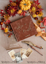 PHOTO ALBUM/ PHOTO BOX  Memory Bundle PhotoBox Gustbooks Vows terracotta Velvet Bundle Wedding Keepsake Set- Guestbook & sign, His Hers Wedding Vows, Photobox for pictures23