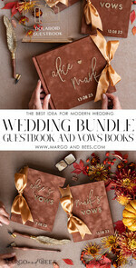 PHOTO ALBUM/ PHOTO BOX  Memory Bundle PhotoBox Gustbooks Vows terracotta Velvet Bundle Wedding Keepsake Set- Guestbook & sign, His Hers Wedding Vows, Photobox for pictures23