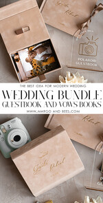 HOCHZEITS-GÄSTEBÜCHER Bundle Gustbooks & Vows Set Personalisierte Hochzeitsgäste Buch & maßgeschneiderte Hochzeitsgelübde Set von zwei - Bündel Gästebuch und Gelübde Bücher63