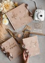 WEDDING GUEST BOOKS Bundle Gustbooks & Vows set Bundle Personalised  Wedding Guest Book & Custom Made Wedding Vows set of two - Bundle guestbook and vows books 22