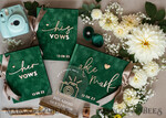 HOCHZEITS-GÄSTEBÜCHER Bundle Gustbooks & Vows Set Bundle personalisiertes Hochzeitsgästebuch & maßgeschneiderte Hochzeitsgelübde Set aus zwei - Bundle Gästebuch und Gelübde-Bücher33