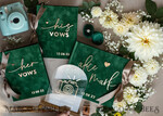 HOCHZEITS-GÄSTEBÜCHER Bundle Gustbooks & Vows Set Bundle personalisiertes Hochzeitsgästebuch & maßgeschneiderte Hochzeitsgelübde Set aus zwei - Bundle Gästebuch und Gelübde-Bücher33