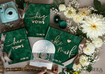 HOCHZEITS-GÄSTEBÜCHER Bundle Gustbooks & Vows Set Bundle personalisiertes Hochzeitsgästebuch & maßgeschneiderte Hochzeitsgelübde Set aus zwei - Bundle Gästebuch und Gelübde-Bücher33