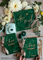 HOCHZEITS-GÄSTEBÜCHER Bundle Gustbooks & Vows Set Bundle personalisiertes Hochzeitsgästebuch & maßgeschneiderte Hochzeitsgelübde Set aus zwei - Bundle Gästebuch und Gelübde-Bücher33