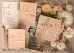WEDDING GUEST BOOKS Bundle Gustbooks & Vows set Personalised Wedding Guest Book & Custom Made Wedding Vows set of two - Bundle guestbook and vows books 24