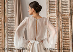 BRIDE bolero, robes, garter LACE WEDDING BOLERO Ivory Silk Wedding bolero long sleeve, Shrug Women Wedding, Bridal Modest Coverup, Boho Blouse for Bride, Bridal Lace Blouse, dress capalet30