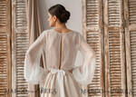 BRIDE bolero, robes, garter LACE WEDDING BOLERO Ivory Silk Wedding bolero long sleeve, Shrug Women Wedding, Bridal Modest Coverup, Boho Blouse for Bride, Bridal Lace Blouse, dress capalet30
