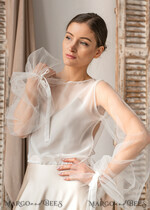 BRIDE bolero, robes, garter LACE WEDDING BOLERO Ivory Silk Wedding bolero long sleeve, Shrug Women Wedding, Bridal Modest Coverup, Boho Blouse for Bride, Bridal Lace Blouse, dress capalet21