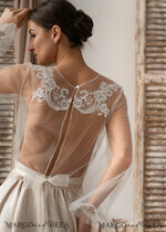 BRIDE bolero, robes, garter LACE WEDDING BOLERO Ivory Lace Wedding bolero long sleeve, Shrug Women Wedding, Bridal Backless Coverup, Ivory Blouse for Bride, Bridal Lace Blouse, dress capalet32