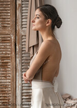 BRIDE bolero, robes, garter LACE WEDDING BOLERO Ivory Tulle Wedding Dress Topper, Wedding Dress Tulle scarf, Back Mesh Bow, Tulle dress bow6