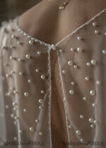 BRIDE bolero, robes, garter LACE WEDDING BOLERO Ivory tulle Wedding bolero, Shrug Women Wedding, Bridal Coverup, Ivory Blouse for Bride, Bridal Tulle Blouse, dress capalet13