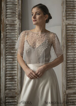 BRIDE bolero, robes, garter LACE WEDDING BOLERO Ivory tulle Wedding bolero, Shrug Women Wedding, Bridal Coverup, Ivory Blouse for Bride, Bridal Tulle Blouse, dress capalet13