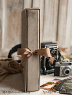 PHOTO ALBUM/ PHOTO BOX  Slip-In Photo Album Large Velvet Wedding Slip-In Photo Album With SlipCase, Photo album black Sleeves for 500 4x611