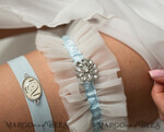 BRAUT Bolero, Kleider, Strumpfband STRUMPFBAND FÜR DIE BRAUT Set aus zwei Gartern, personalisierte Hochzeitsgarderobe in Box, etwas blaues Tüllgarderobe & personalisiertes Wurfset, Garter für die Braut, Geschenk zur Brautparty, cremefarbene Tüllgarderobe Set, Geschenk für die Braut, Wurfgarter.10