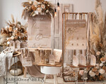 TISCHDEKORATIONSCHILDER   Gästebuch & Karten Geschenke Schilder Transparente Acrylkarten & Geschenke-Schild, Halb-Bogen Beige Ombre Acryl und Gold-Schild, Nude Gold Plexi-Schild, Taupe Luxus Hochzeits Tischdekoration, Hochzeitsschild Goldener Spiegel Karten-Schild mit Ständer18