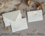 WEDDING INVITATIONS plexi acrylic mirror Ivory Beaded Wrapping Wedding Invitations, Elegant Clear Acrylic Wedding Cards, Plexi Transparent Wedding Invites, Wedding Invitation Suite with Pearls32