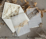 WEDDING INVITATIONS plexi acrylic mirror Ivory Beaded Wrapping Wedding Invitations, Elegant Clear Acrylic Wedding Cards, Plexi Transparent Wedding Invites, Wedding Invitation Suite with Pearls21