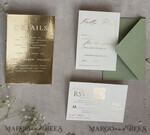 WEDDING INVITATIONS plexi acrylic mirror Ivory Beaded Wrapping Wedding Invitations, Elegant Clear Acrylic Wedding Cards, Plexi Transparent Wedding Invites, Wedding Invitation Suite with Pearls27