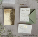 WEDDING INVITATIONS plexi acrylic mirror Ivory Beaded Wrapping Wedding Invitations, Elegant Clear Acrylic Wedding Cards, Plexi Transparent Wedding Invites, Wedding Invitation Suite with Pearls27