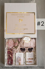 Brautjungfer/Trauzeuge Box Trauzeugin Geschenk Fragen Box XXL Trauzeugin Geschenk Fragen Box, Brautjungfer Trauzeuge, Möchtest Du meine Trauzeugin sein Box, Geschenkschachtel, Trauzeuge Fragen12
