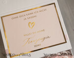 Brautjungfer/Trauzeuge Box Trauzeugin Geschenk Fragen Box XXL Trauzeugin Geschenk Fragen Box, Brautjungfer Trauzeuge, Möchtest Du meine Trauzeugin sein Box, Geschenkschachtel, Trauzeuge Fragen16