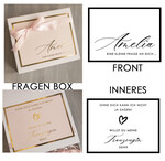 Brautjungfer/Trauzeuge Box Trauzeugin Geschenk Fragen Box XXL Trauzeugin Geschenk Fragen Box, Brautjungfer Trauzeuge, Möchtest Du meine Trauzeugin sein Box, Geschenkschachtel, Trauzeuge Fragen11