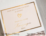 Brautjungfer/Trauzeuge Box Trauzeugin Geschenk Fragen Box XXL Trauzeugin Geschenk Fragen Box, Brautjungfer Trauzeuge, Möchtest Du meine Trauzeugin sein Box, Geschenkschachtel, Trauzeuge Fragen10
