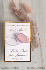 Brautjungfer/Trauzeuge Box Trauzeugin Geschenk Fragen Box JGA Geschenke Gäste, Kreative Gastgeschenke für den Junggesellinnenabschied, Dankeschön zum JGA: Kleine Geschenke für die Freundinnen5