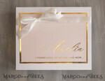 Brautjungfer/Trauzeuge Box Brautjungfern Vorschlagsbox Personalisierte Brautjungfer Vorschlagsbox mit Robe, komplette Trauzeugin-Box, Blush Wirst du meine Brautjungfer Box-Set13