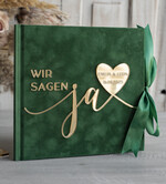 HOCHZEITS-GÄSTEBÜCHER Hochzeitsgästebuch Hochzeitsfoto-Gästebuch Polaroid Gold Acryl Hochzeitsgästebuch mit Fragen Personalisiertes Schilderset Samtweißes Sofort-Fotobuch Boho Elegant Instax Hochzeitsfoto-Gästebuch13