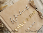 WEDDING GUEST BOOKS Hochzeitsgästebuch Hochzeitsfoto-Gästebuch Polaroid Gold Acrylic Hochzeitsgästebuch Personalisiert Schilderset Samtbeige Sofort-Fotobuch Boho Elegant Instax Hochzeitsfoto-Gästebuch15