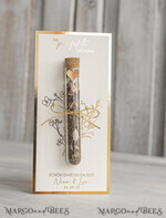 WEDDING FAVORS gastgeschenke hochzeit Personalisierte Gastgeschenke Hochzeit mit Blumensamen Reagenzglas, personalisiert Gastgeschenk Hochzeit Samen handgemachte Gastgeschenk Hochzeit Brautpaar7