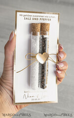 WEDDING FAVORS gastgeschenke hochzeit GastgeschenkeHochzeit wir gehoren zusammen wie Salz Pfeffer Gastgeschenk Pfeffer & Salz für Eure Hochzeitsgäste , Gastgeschenk Hochzeit Brautpaar Pfeffer & Salz mit Name10