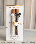 WEDDING FAVORS gastgeschenke hochzeit GastgeschenkeHochzeit wir gehoren zusammen wie Salz Pfeffer Gastgeschenk Pfeffer & Salz für Eure Hochzeitsgäste , Gastgeschenk Hochzeit Brautpaar Pfeffer & Salz mit Name6