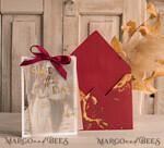SAVE THE DATES photo vellum plexi  Maroon Gold Marble Save the Date Cards with Photo, Burgundy Vellum Save Our Dates with Photo Gold Foil Calendar Cards 15